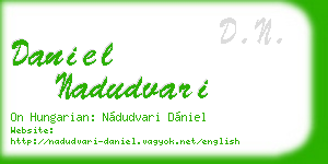 daniel nadudvari business card
