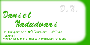 daniel nadudvari business card